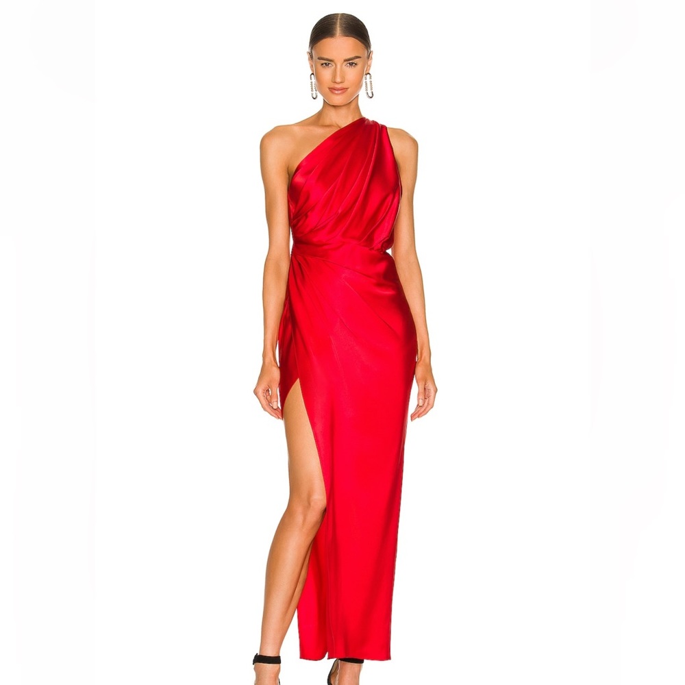 The Sei Asymmetrical Drape Dress